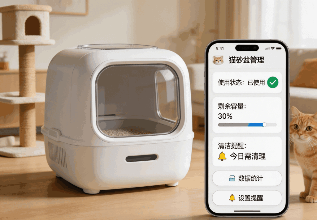宠物猫砂盆案例图片